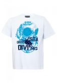 Camiseta Lemon Grove Deep Sea Branca